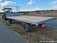 8 tons gegalvaniseerde J. Oosterwijk landbouwwagen